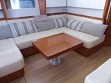High - low folding saloon table